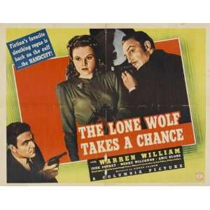  The Lone Wolf Takes a Chance Movie Poster (22 x 28 Inches 