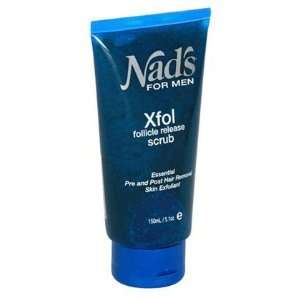  Nads Xfol Follicle Release Scrub for Men, 5.1 oz (150 ml 