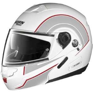  Nolan N90 N Com Drive White/Red/Anthracite Full Face 