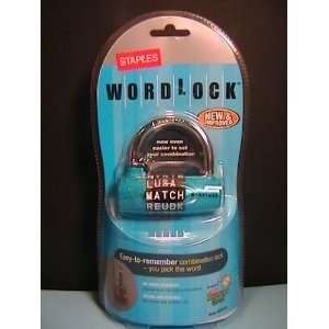  Staples Word Lock Combination Padlock (YOU PICK THE WORD 