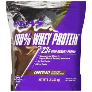 EAS 100% Whey Protein Chocolate, 5 Pounds  Grocery 