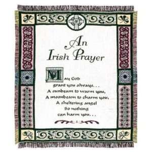  An Irish Prayer Religious Afghan Throw Blanket 48 x 60 