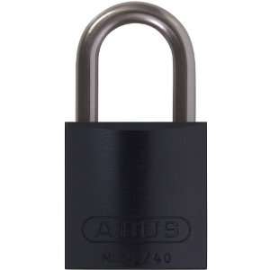  ABUS 72AL/40 KD 1 Inch Loto Aluminum Shackle, Black