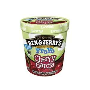  Ben And Jerrys Cherry Garcia Frozen Yogurt, Size 8/ Pint 