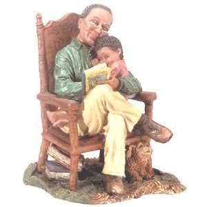  Afro American Grandpa With Child