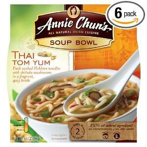 Annie Chuns Tom Yum Soup Noodle Bowl, 6 Ounce Bowls (Pack of 6)