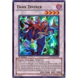 YuGiOh Zexal Order Of Chaos Single Card Dark Diviner ORCS EN095 Super 