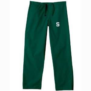 BSS   Michigan State Spartans NCAA Classic Scrub Pant (Green) (Medium)