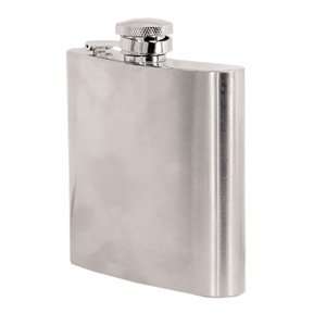  8 oz. Hip Flask with Mirror Finish