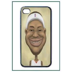  Lebron James Miami Heat NBA iPhone 4 iPhone4 Black 