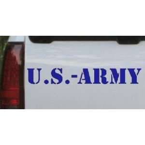 US Army Military Car Window Wall Laptop Decal Sticker    Blue 50in X 7 