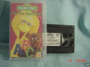 CTW Sesame Street DO THE ALPHABET vhs kids1996  