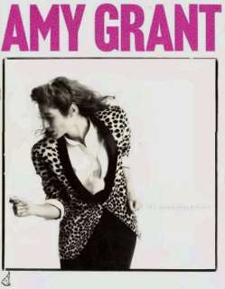 AMY GRANT 1986 UNGUARDED CONCERT TOUR PROGRAM BOOK  