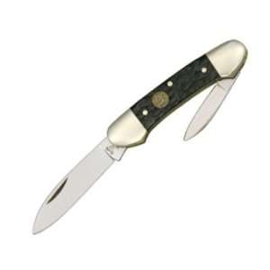   Knives 102BPB Small Canoe Pocket Knife with Black Picke Bone Handles