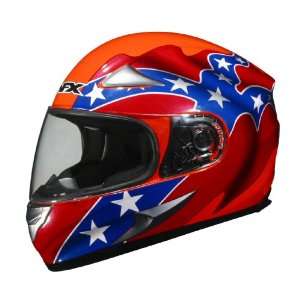   Helmet / FX 90 Adult Full Face / Orange Rebel / Small / Pt # 0101 3446