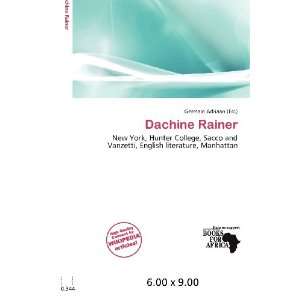  Dachine Rainer (9786200642004) Germain Adriaan Books