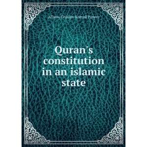   constitution in an islamic state Allama Ghulam Ahmed Parwez Books
