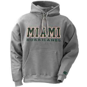  Miami Hurricanes Ash Youth Training Camp Hoody Sweatshirt 