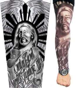 Jesus Christ   Religious   God Tattoo Sleeve Temporary Fake Arm  
