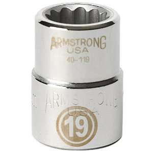 Armstrong 40 136 36mm, 12 Point, 3/4 Inch Drive Metric Standard Socket
