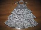 SUMMER TIER DRESS FOR TODDLER GIRLS SIZE 4T BY lydia jane (toile)