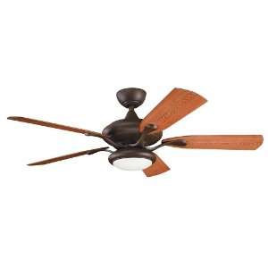 Aldrin Patio Collection 52 Tannery Bronze Ceiling Fan with Reversible 