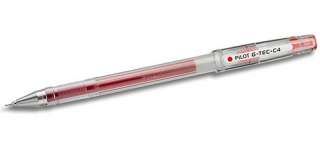 Pilot G Tec C Red Hyper Fine 0.25mm Gel Pen (P35487)