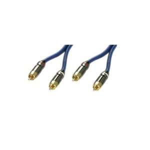  1m Audio Cable   2 x Phono Male to 2 x Phono Male, 75 Ohm 