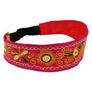 Wholesale Pack 12 Headbands Embroidered Colca Art Peru  