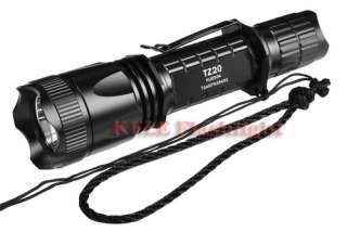XTAR TZ20 CREE R4 LED 320Lumens DIY Mode Tactical Flashlight+Holster+ 