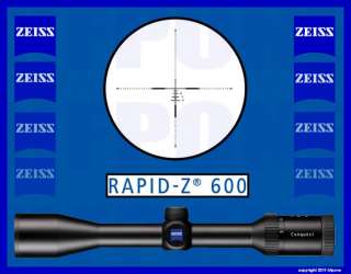ZEISS 5214609971 Conquest 3 9x40mm RZ600 Riflescope Rapid Z 600 Matte 