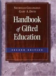 Handbook of Gifted Education, (0205260853), Nicholas Colangelo 