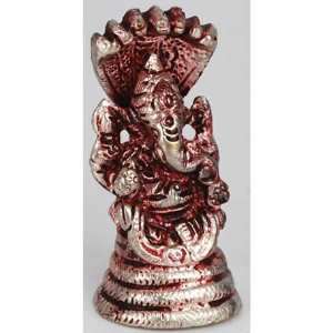  Ganesh with Serpent Throne Statuette