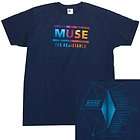 MUSE UNDISCLOSED DESIRES RESISTANCE TOUR US CDN 2010 NAVY BLUE T SHIRT 