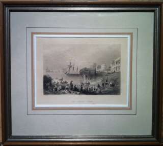 Bartlett Engraving  Toronto Fish Market (1841)  