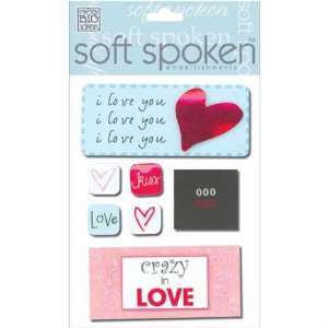   Soft Spoken Themed Embellishments crazy In Love Arts, Crafts & Sewing