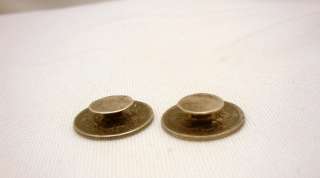 Vintage Coin Silver Cuff Links Cufflinks Engraved  