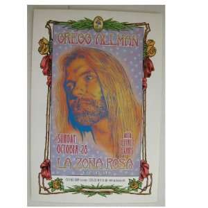  Gregg Allman Handbill Poster of the Allman Brothers Band 
