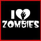 LOVE ZOMBIES Undead Living Dead Alive Zombie T SHIRT
