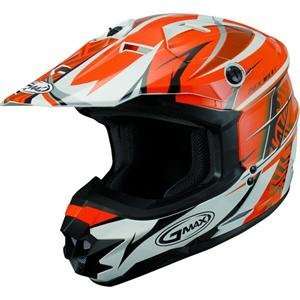  GMax GM76 Player Helmet   3X Large/Orange/White/Black 