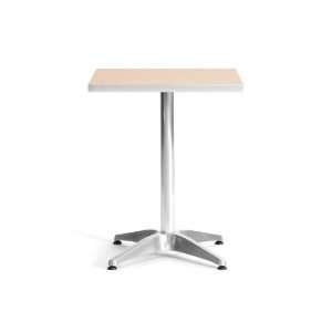 Modern Furniture  Altgeld Modern Cafe Table with Square Beech Top 