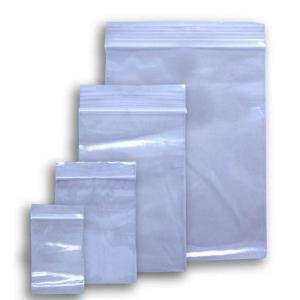 M00245 MOREZMORE 100 Clear Plastic Ziplock Bags 9 x 12  