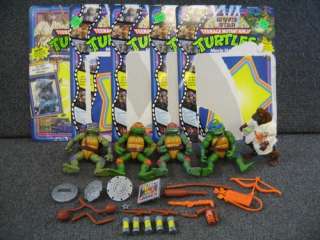 Lot Of 5 Teenage Mutant Ninja Turtles MOVIE STAR Figures Leo Raph Don 