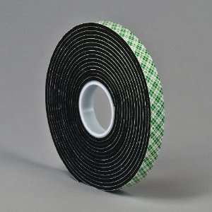  Olympic Tape(TM) 3M 4408 2in X 5yd Black Foam Tape (1 Roll 