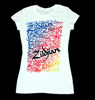 Zildjian Cymbals Womens Graffiti Tee T Shirt M L XL  