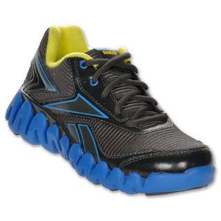 Kids Reebok ZigTech ZigActivate Black Blue Lime Sneakers J88322 