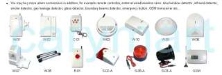 Wireless Autodial Home Burglar Alarm System 08B  