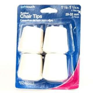 Lot of 16 Waxman 1 1/8   1 1/4 Rubber Chair Tips  