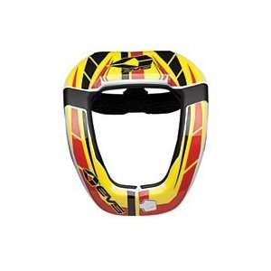    EVS R4 NECK SUPPORT GRAPHICS (YELLOW/RED/BLACK) Automotive