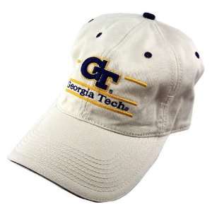 Georgia Tech Yellow Jackets 3 Bar Stone Unstructured Hat  